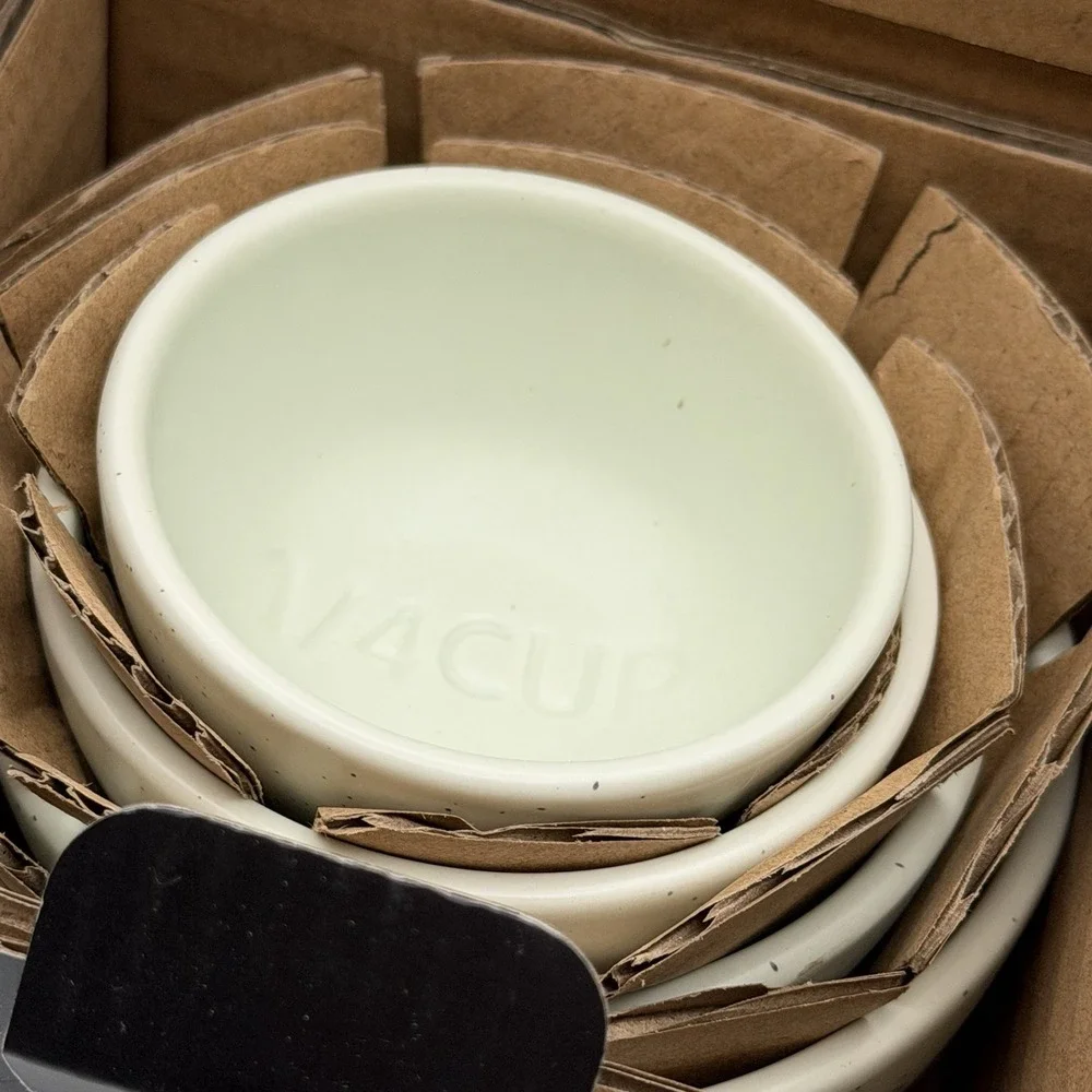 Greg Natale‎ Ceramic Measuring Cup Set of 4 Sage Green New in Box
